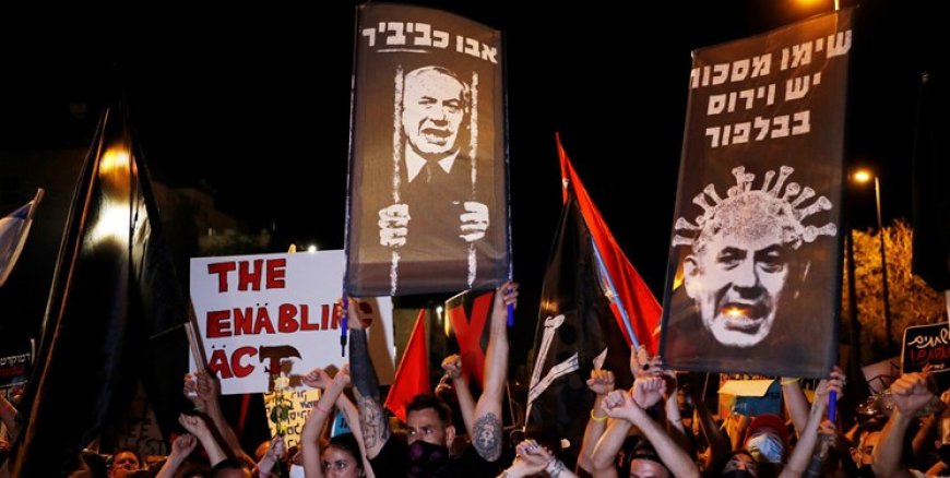 تجدد التظاهرات الحاشدة في كيان الاحتلال ضد نتنياهو