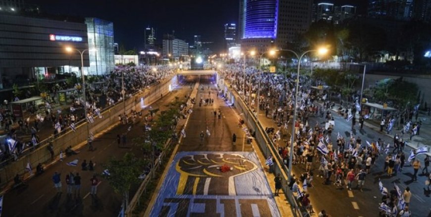 للأسبوع الـ25... عشرات آلاف المستوطنين يتظاهرون ضد حكومة نتنياهو