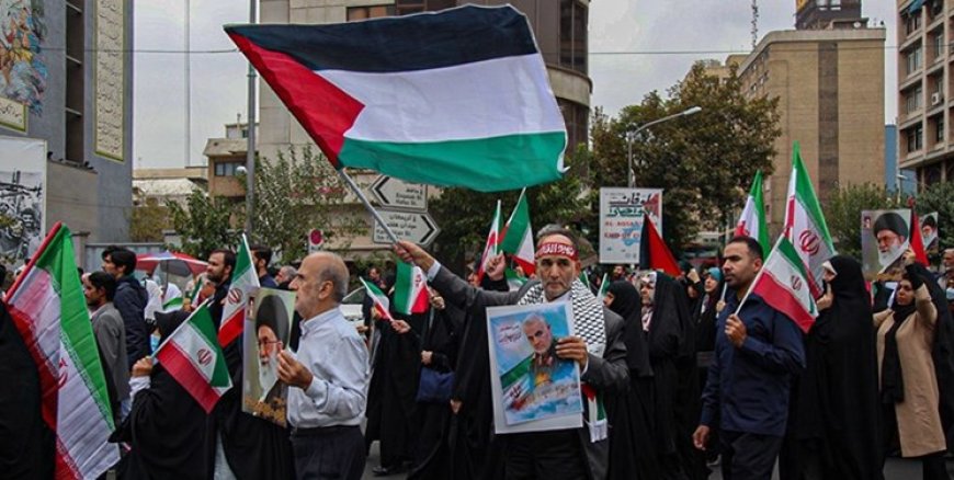 بدء مسيرات حاشدة في ايران للتنديد بمجازر الاحتلال ضد الفلسطينيين