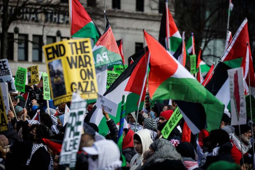 الآلاف يتظاهرون في واشنطن ولندن في “يوم التحرك العالمي” من أجل غزة