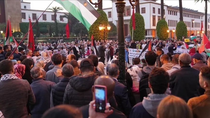 تظاهرات حاشدة في المغرب للتضامن مع غزة ورفضا للهجوم على رفح