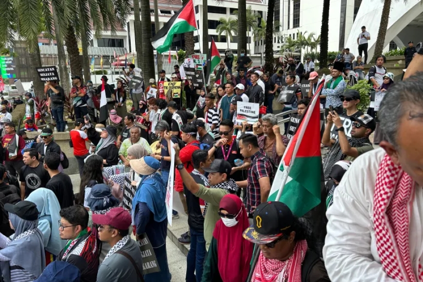 آلاف الماليزيين يطالبون بالضغط على الغرب لوقف تسليح “إسرائيل”