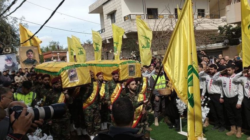 حزب الله وجمهور المقاومة يُشيّعان الشهيدين علي مرجي وفضل كعور في بليدا