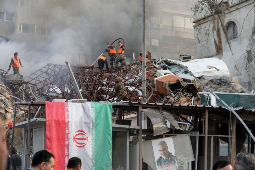"أكسيوس": واشنطن أبلغت طهران عدم معرفتها بالهجوم على القنصلية الإيرانية