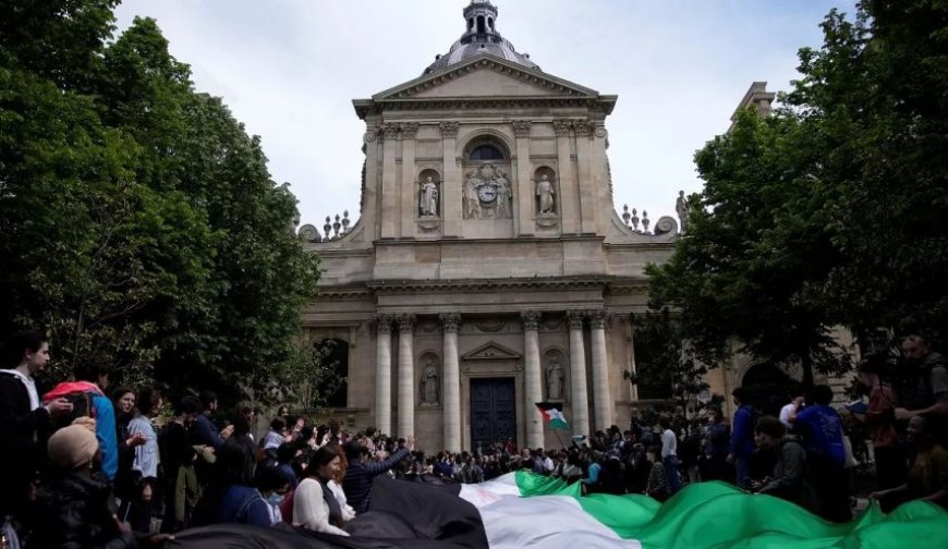 انضمام طلاب ثانويات فرنسية إلى الحركة الطلابية ضد الحرب على غزة