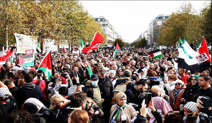 باريس تشهد تظاهرات واسعة منددة بمجزرة الاحتلال في رفح